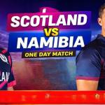 নামিবিয়া–স্কটল্যান্ড ম্যাচ: লড়াইয়ে ফিরছে নামিবিয়া, স্টিনক্যাম্প–গ্রিন জুটির দৃঢ়তা