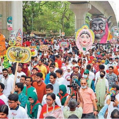 মঙ্গল, আনন্দ নয়, নাম হচ্ছে ‘বৈশাখী শোভাযাত্রা’
