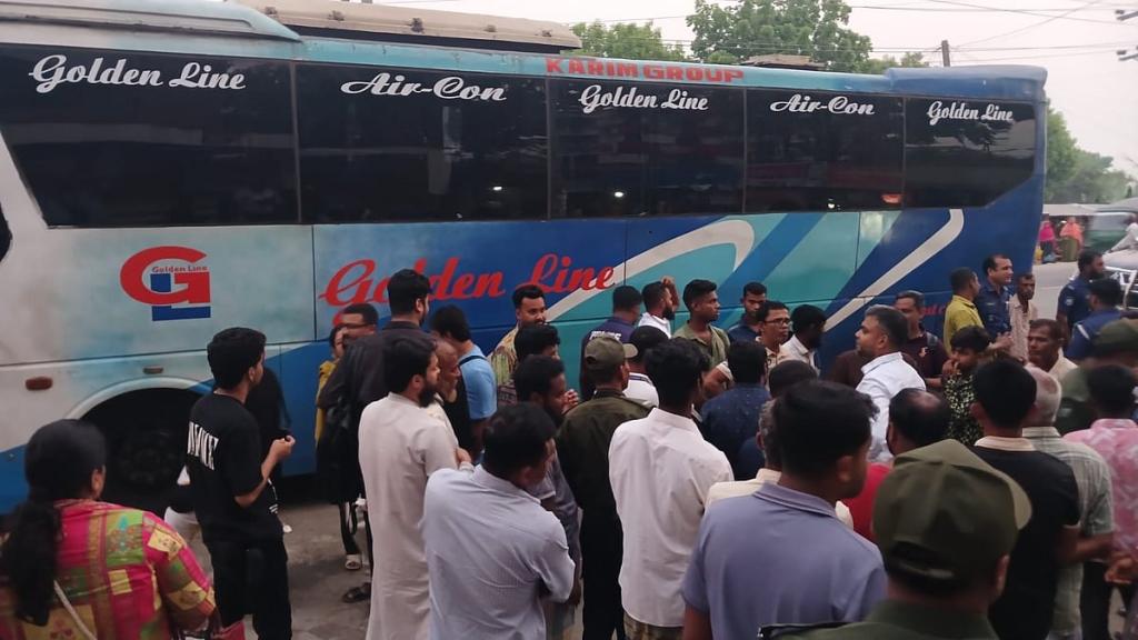 ফরিদপুর ও রাজবাড়ীতে গোল্ডেন লাইন পরিবহন ও কাউন্টারকে জরিমানা
