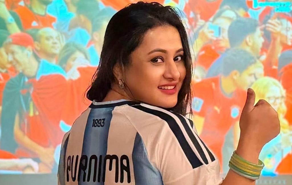 যেভাবে আর্জেন্টিনার প্রেমে নায়িকা পূর্ণিমা