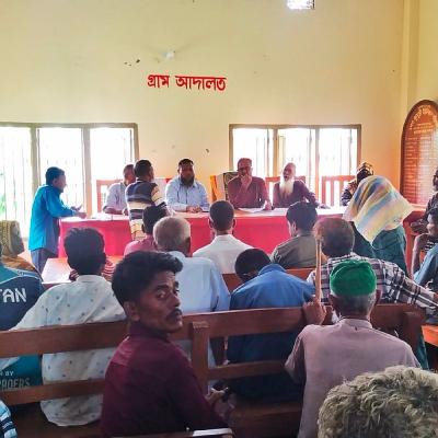 মঙ্গলবার এলেই বসে গ্রাম আদালত, ছোটখাটো বিরোধ বড় হওয়ার আগেই মীমাংসা